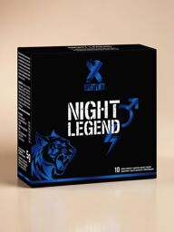 Booster Sexuel Masculin à Effet Rapide Night Legend - 10 Gélules
