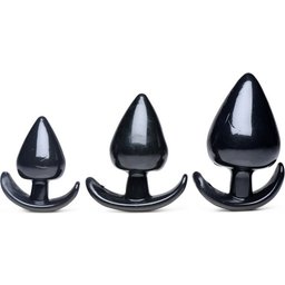 Ensemble de plugs anaux de 3 pièces Triple Spades