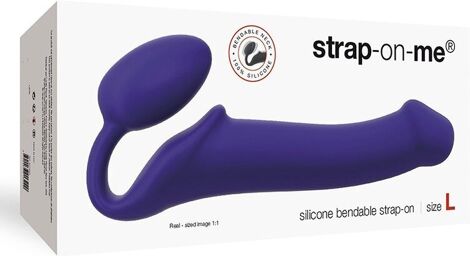 Strap on me dildo Purple L
