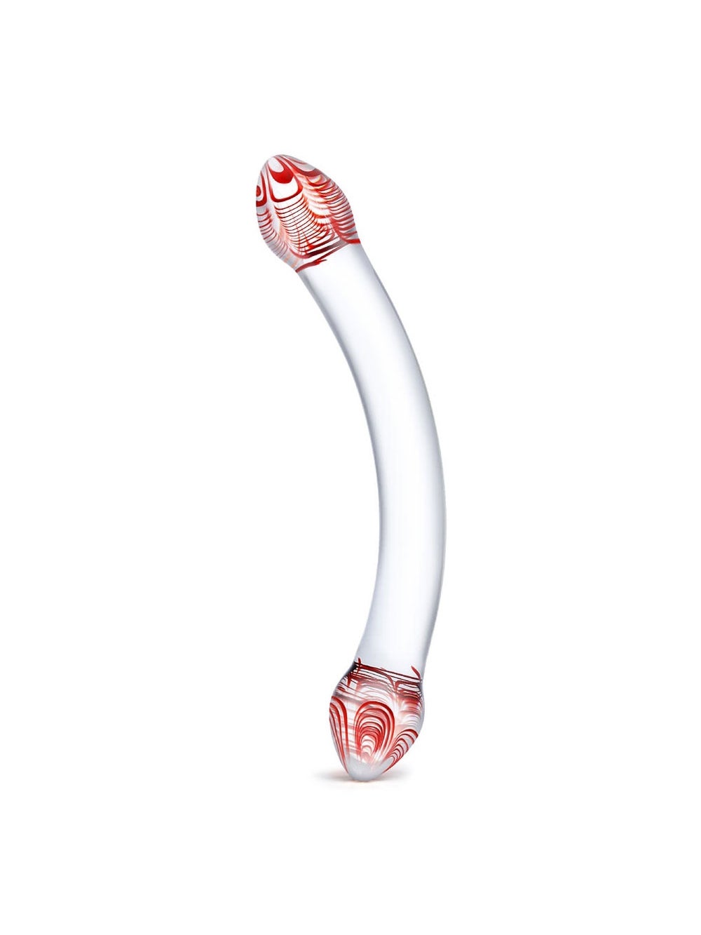 Dildo en Verre Double Red Head