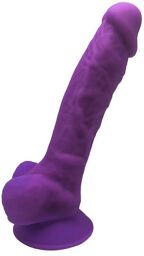 Gode ventouse 17,8 cm Model 1 Violet