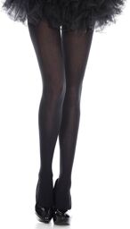 Collant fantaisie opaque noir - MH747BLK Noir