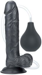 Gode éjaculateur Squirt 18 x 4.5cm Noir