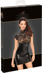 Robe en Dentelle Noire Élégante Noir