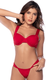 Mapalé Bikini Rouge avec Armatures