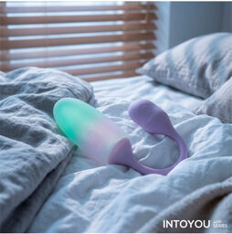 Oeuf vibrant contrôle par application Violet