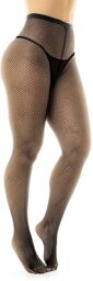 Mapalé Collant résille sexy noire - MAL1107BLK Noir