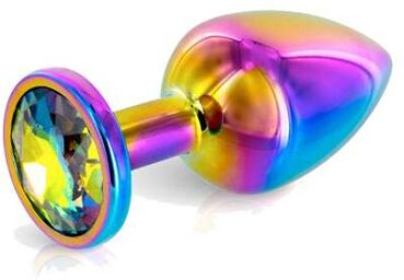 Plug Anal Bijou XS Aluminium Rainbow Arc-en-ciel