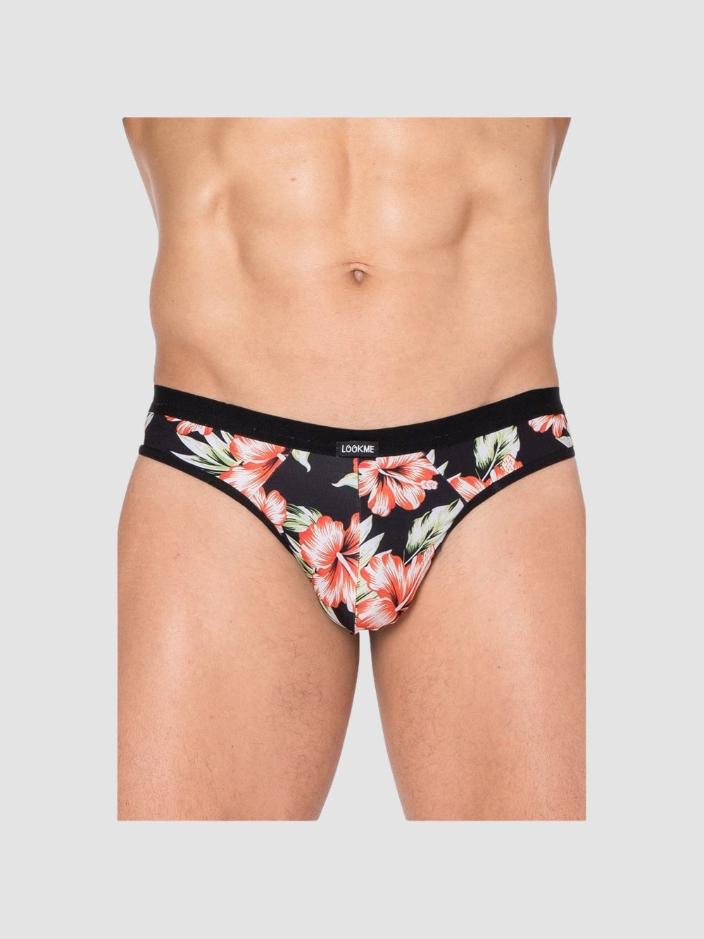 Tanga imprimé floral New Look noir