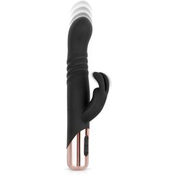 - Rabbit Vibrateur avec fonction de va-et-vient - Noir