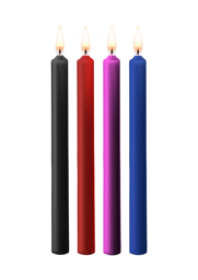 Bougies de cire excitantes - 4 Pieces - Large - Multicolor
