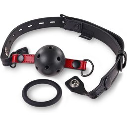 Bâillon-Boule ou Anneau Interchangeable Gag Saffron