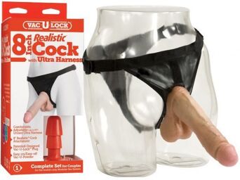 Gode ceinture realiste Vac U Lock Set3