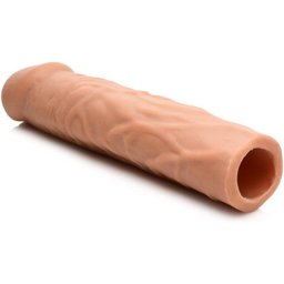 Gaine pour pénis extra longue 22,5 cm - Beige
