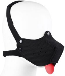 Museau + Langue Néoprène Puppy Noir