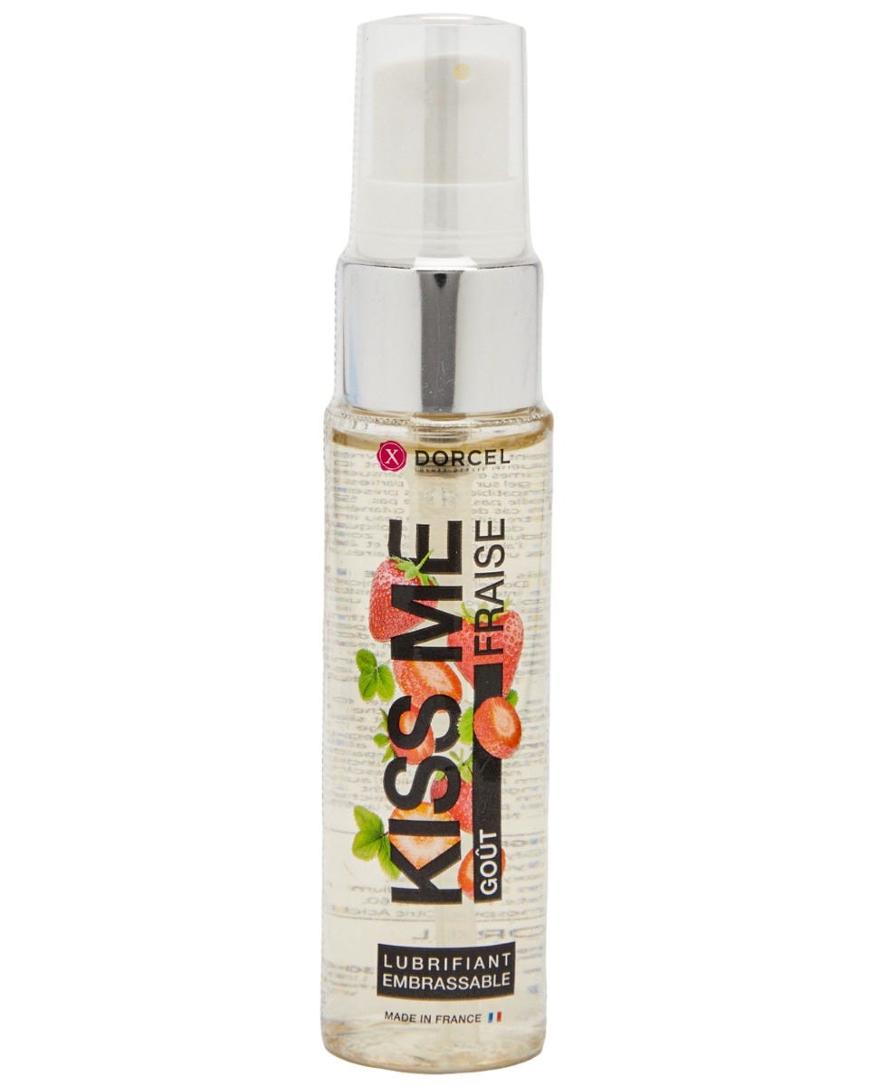 Lubrifiant Embrassable Goût Fraise Kiss Me