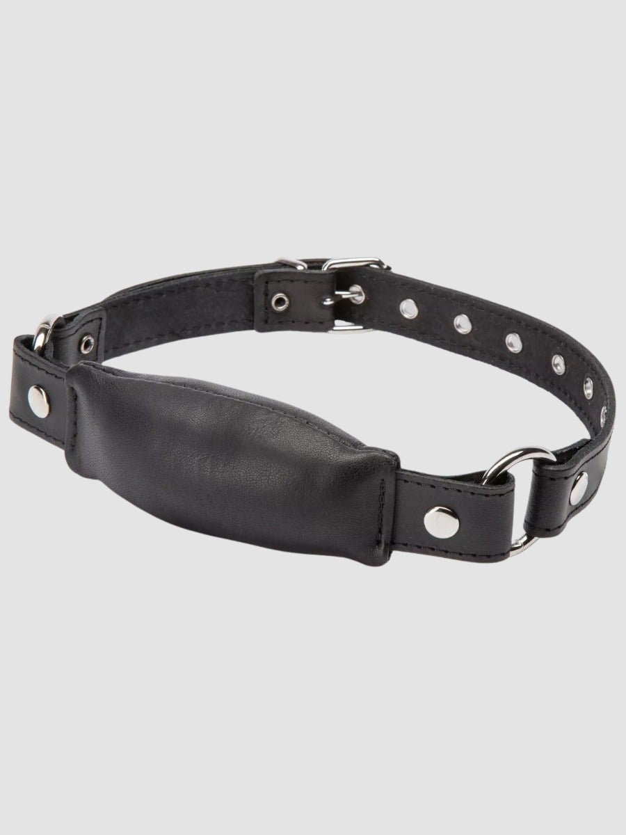 Bâillon mors en cuir Deluxe