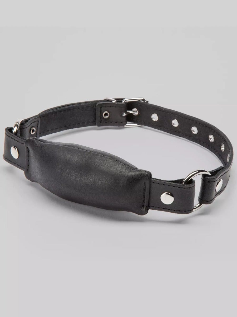 Bâillon mors en cuir Deluxe