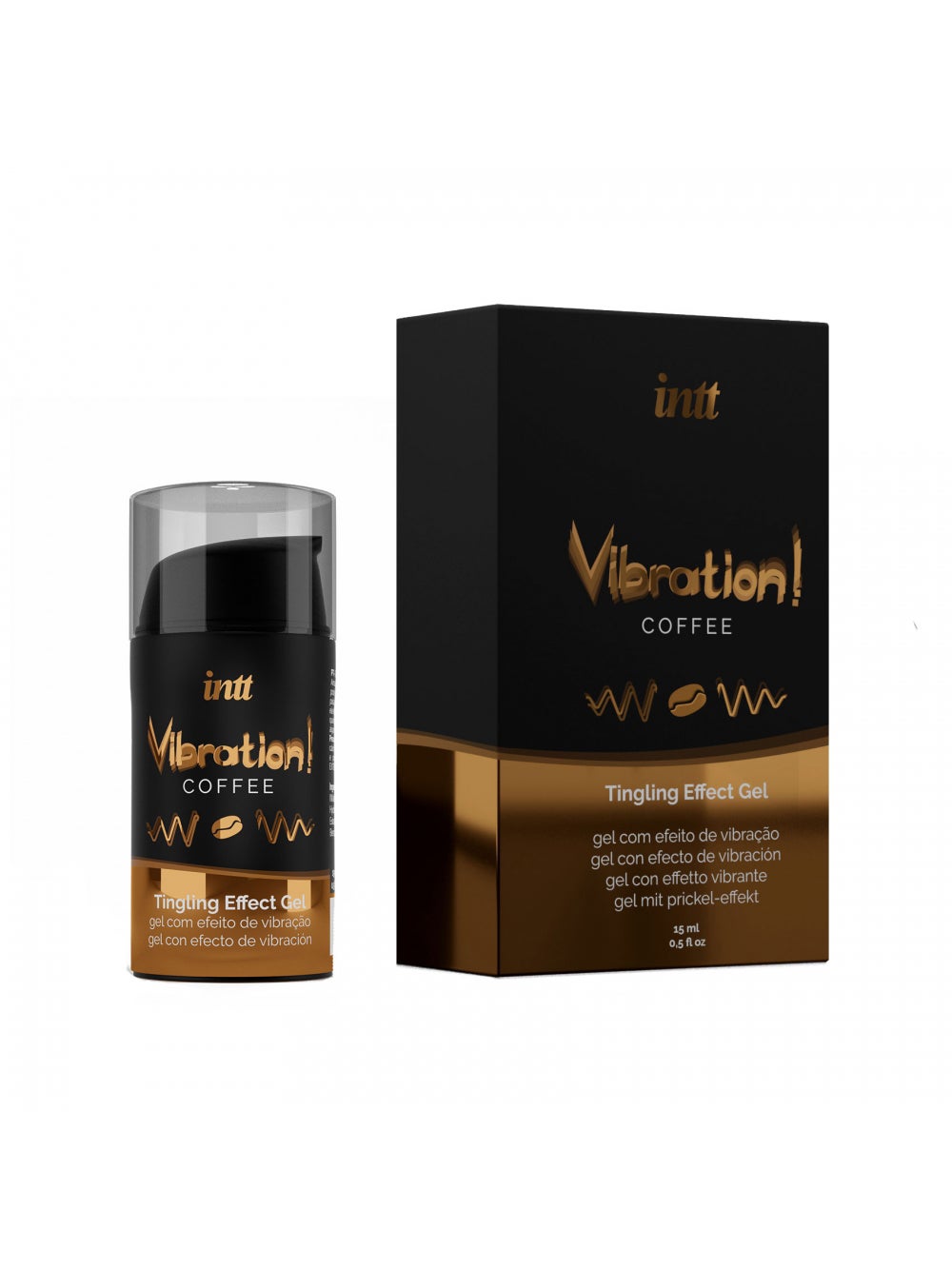 Gel Embrassable Effet Vibrant Coffee Vibration!