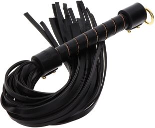 Martinet Studded Whip 55cm Noir