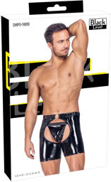Chaps en Vinyle Noir