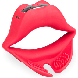 Anneau ring vibrant masseur de zone intime masculine Red Lips