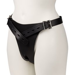 Culotte de Chasteté en Cuir avec Plug