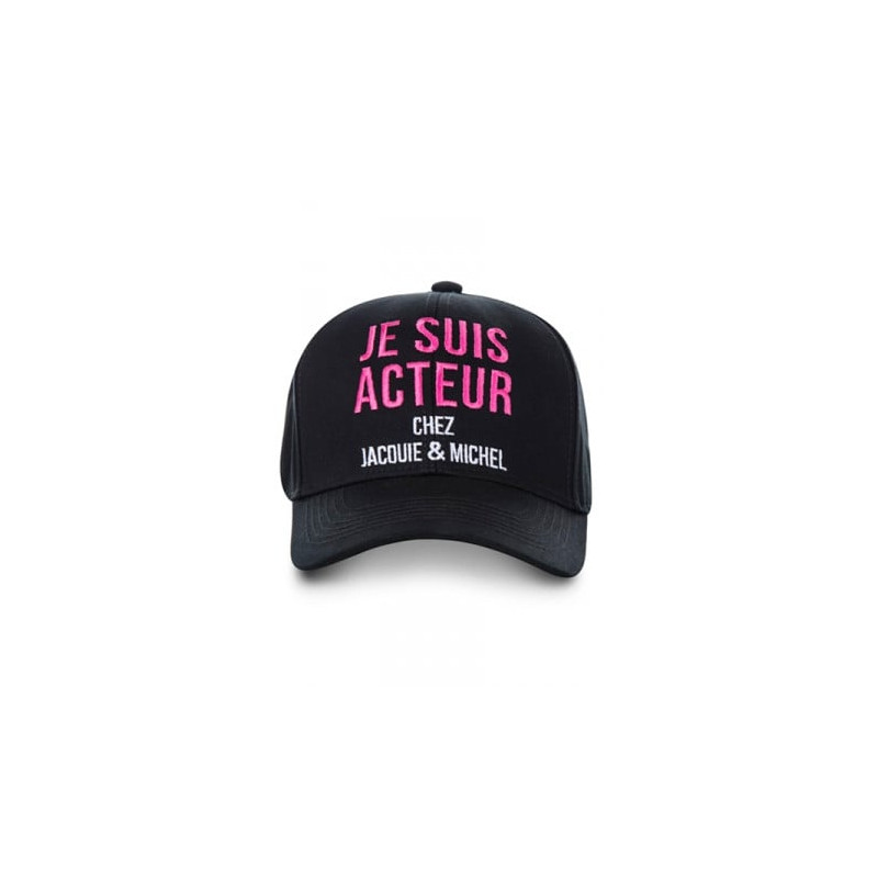 Casquette Jacquie et Michel Acteur - noir