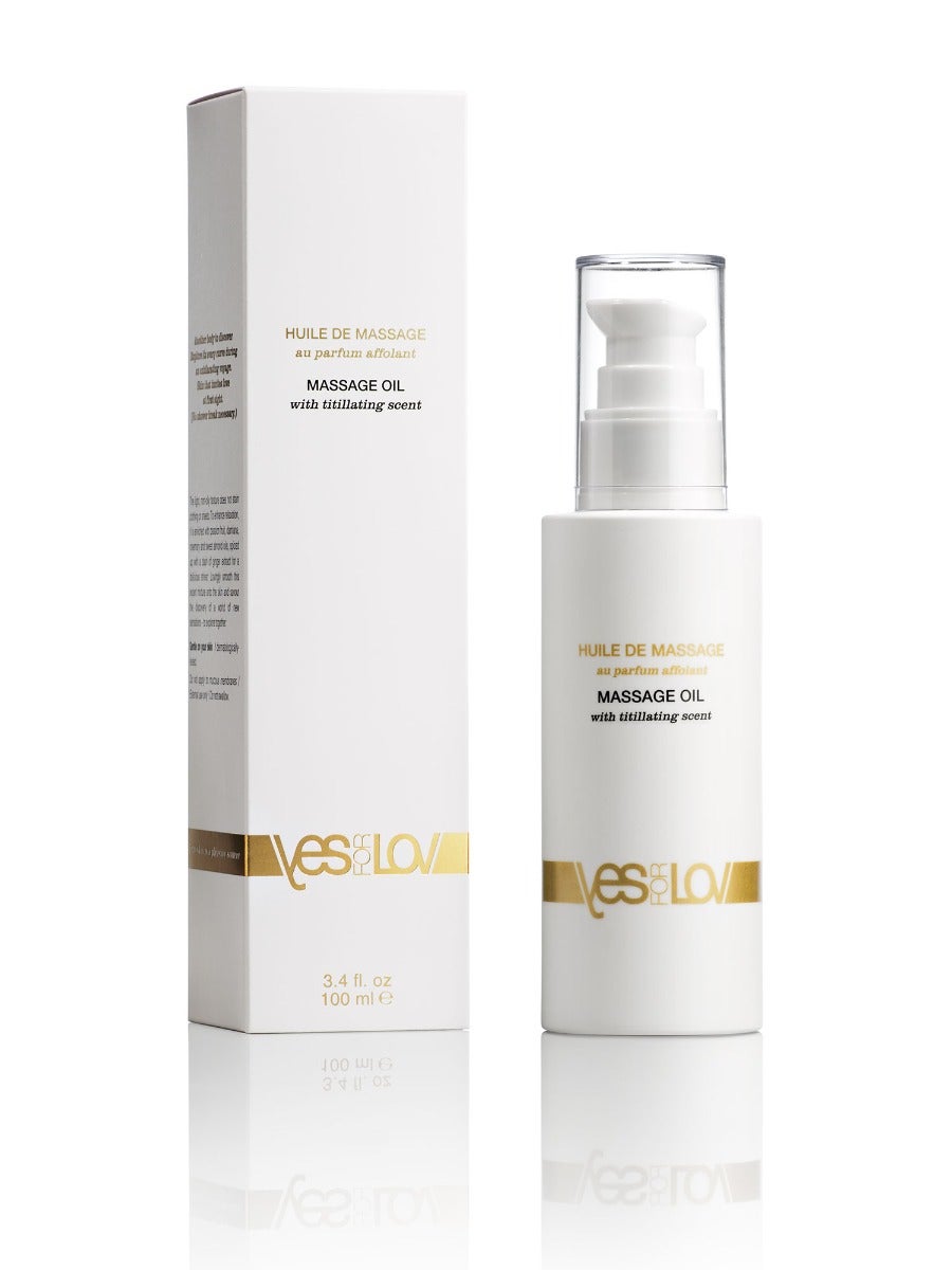 Huile de massage sensuelle au parfum affolant
