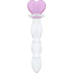 - No. 35 Gode Verre Forme Cœur - 18 cm