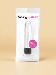 Vibromasseur argenté Sexy Vibe