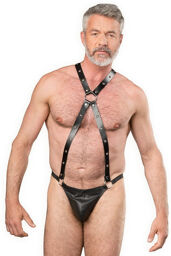 Harnais en Cuir avec Slip