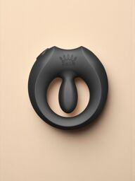 Apis - Anneau vibrant pour couple, contrôlé par application - Noir