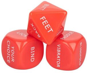 Dés Coquins Let's Get Kinky Rouge