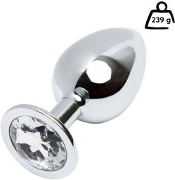 Plug Anal Bijou Secret Shine Medium Argent