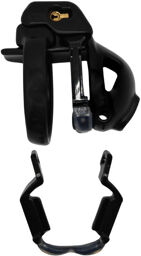 Cage de chasteté micro Vice Mach 2 Noire