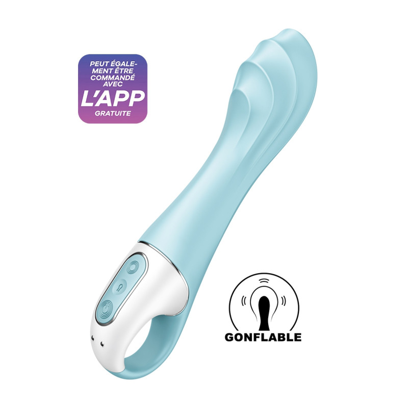 Vibro gonflable Air Pump Vibrator 5+ - Satisfyer