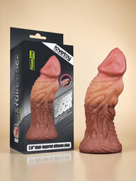 Gode réaliste avec veines prononcées 18 cm et ventouse puissante