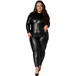 Fetish Wetlook Combinaison Sans Entrejambe Grande Taille