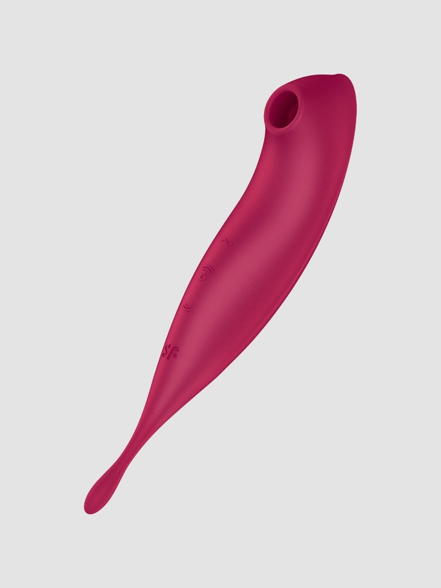 Satisfyer Twirling Pro+ stimulateur clitoridien connecté rouge