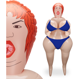 Poupée gonflable réaliste curvy vagin et bouche Margaret