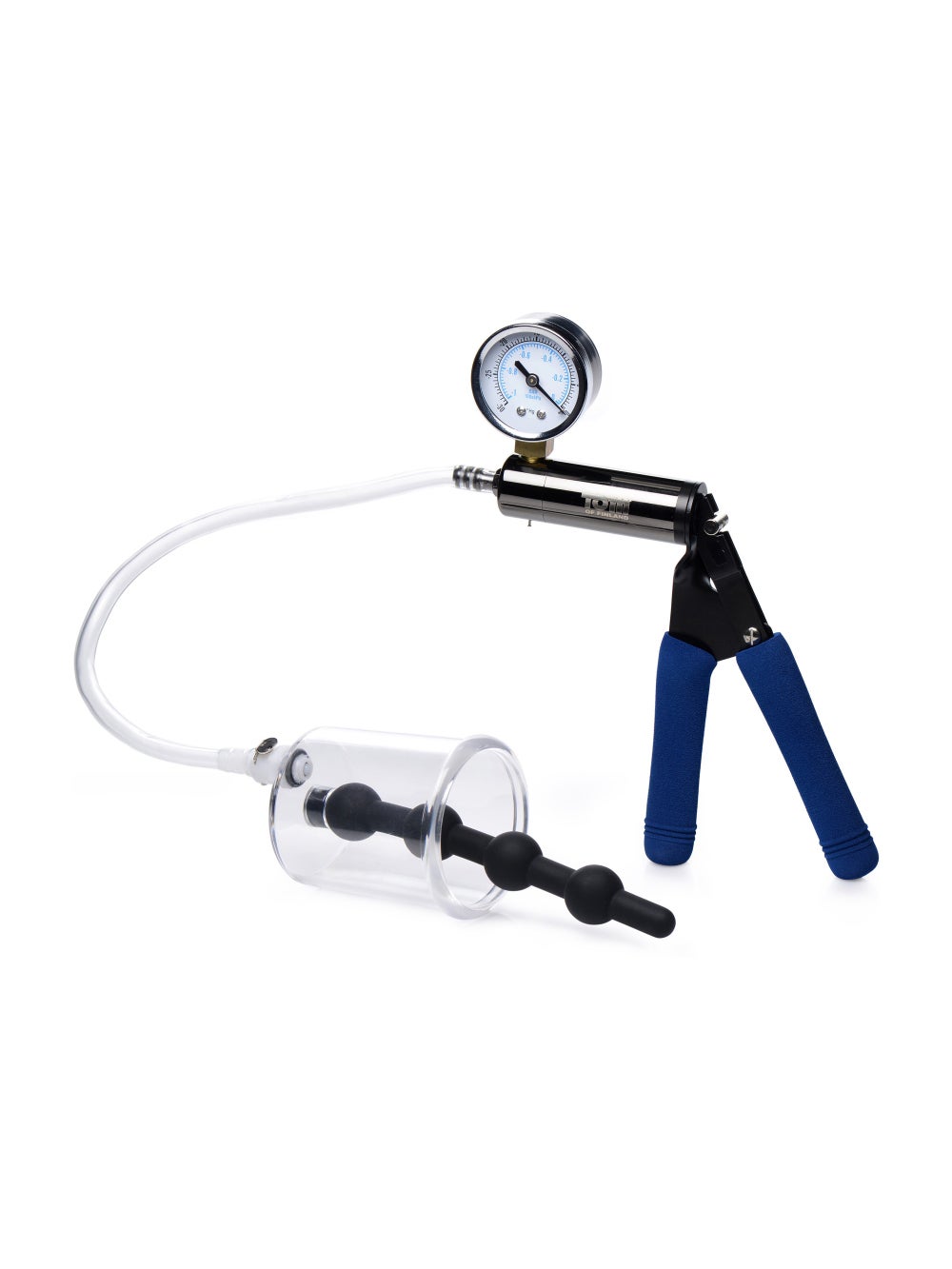 Plug Anal Perlé en Silicone avec Dispositif d'Aspiration