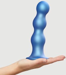 Plug Bleu Dildo Balls Taille XXL