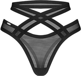 Mercuris string noir Noir