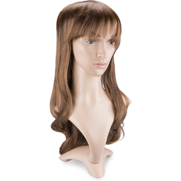 Perruque cheveux châtains longs lisses
