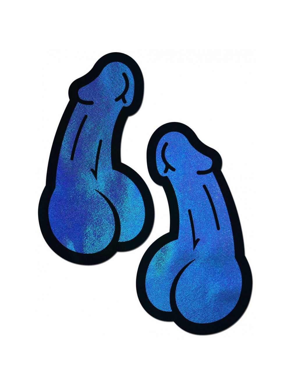 Autocollants Pénis Bleu