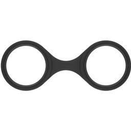 EasyToys - Menottes flexibles en silicone - Noir