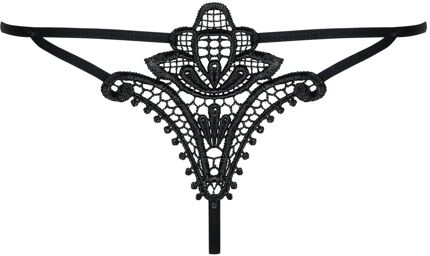 Luiza string Noir Noir