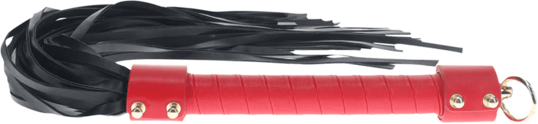 Fouet - Collection Milan - Noir et Rouge