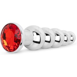 Plug Anal avec Pierre Précieuse - Rouge